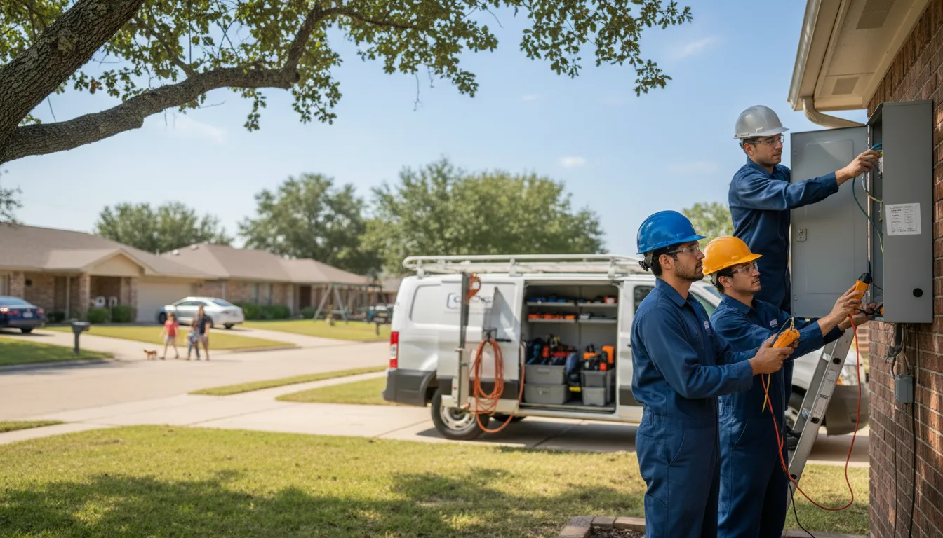 Certified electrician providing emergency electrical services in Madrid, NE